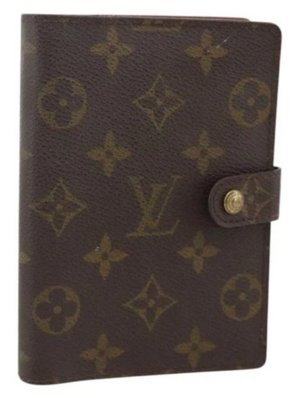 LOUIS VUITTON Monogram Agenda PM Day Planner Cover R20005 LV Auth BA11896